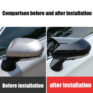 exterior reversing mirror cover paste and install car decoration accessories for toyota camry xv80 2024 2025 2026