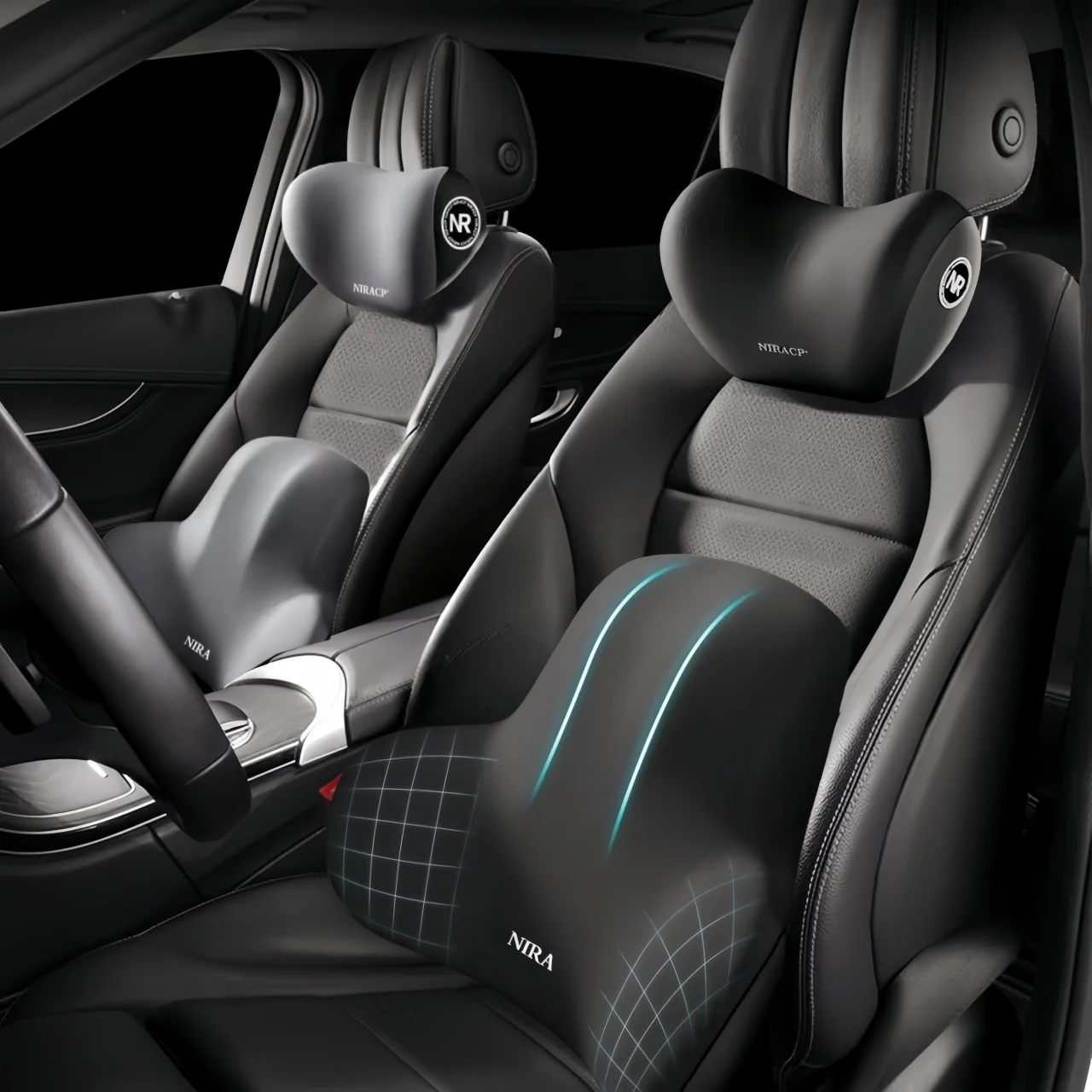 car memory foam lumbar support cushion, polyester fabric, anti slip, washable, ergonomic design, slow rebound memory material car memory foam lumbar support cushion, polyester fabric, anti slip, washable, ergonomic design, slow rebound memory material