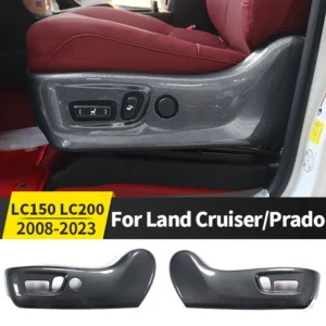 for toyota land cruiser prado 150 200 2008 2023 2022 seat adjustment panel cover lc150 lc200 interior protection accessories