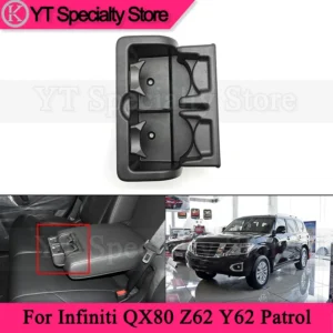 kamshing cup holder for infiniti qx80 z62 y62 patrol middle row seat cup holder center armrest tea cup holder