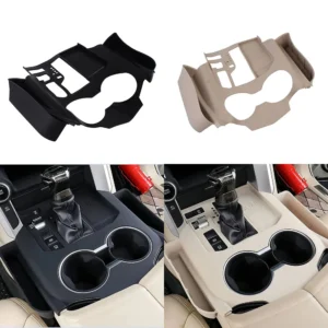 lhd silicone center console organizer tray for toyota land cruiser 300 lc300,21 25 cup holder insert pad dust proof gear cover