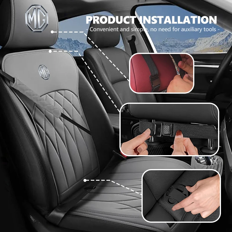 for mg car seat cushion headrest cover set breathable wear resistant protector gt 3 5 6 7 gs pilot hs zs zx for mg car seat cushion headrest cover set breathable wear resistant protector gt 3 5 6 7 gs pilot hs zs zx