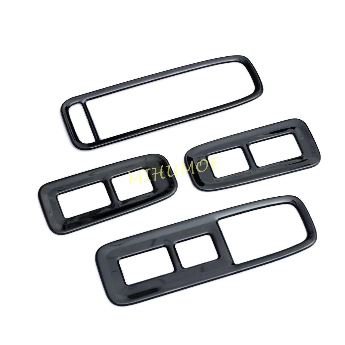 for lexus rx rx350 rx350h rx450h+ rx500h 2023 2024 2025 stainless steel interior door window switch cover trims glossy black for lexus rx rx350 rx350h rx450h+ rx500h 2023 2024 2025 stainless steel interior door window switch cover trims glossy black