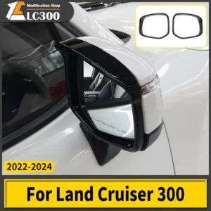 custom fit rain guard visor and heat resistant mirror cover for toyota lc300 2021 2025 waterproof exterior accessories kit