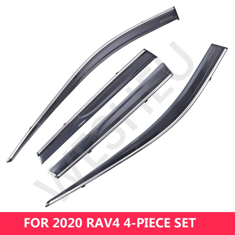for toyota rav4 xa50 2020–2025 window visor extended version rain guards door window deflectors sun shade exterior for toyota rav4 xa50 2020–2025 window visor extended version rain guards door window deflectors sun shade exterior