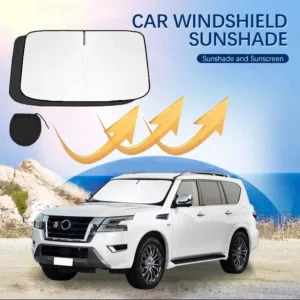 car windshield sunshade car interior front sun shade for nissan patrol 2010 2025 y60 y61 td27