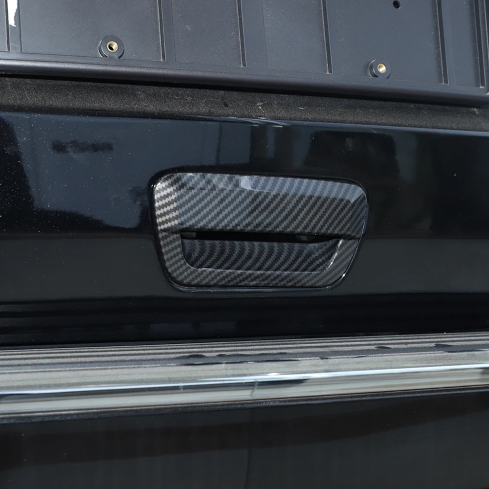 rear tailgate handle decoration cover trim carbon fiber look car for dodge durango for jeep grand cherokee 2014 2020 rear tailgate handle decoration cover trim carbon fiber look car for dodge durango for jeep grand cherokee 2014 2020