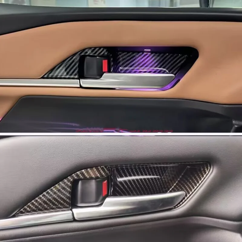 for toyota camry xv80 2024 2025 carbon fiber pattern peach wood grain inner door bowl decorative frame sticker protection interi for toyota camry xv80 2024 2025 carbon fiber pattern peach wood grain inner door bowl decorative frame sticker protection interi
