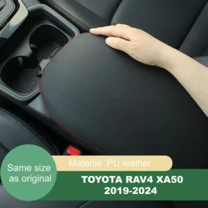 for toyota rav4 xa50 2019 2024 center console armrest box protective pad leather cover scratch proof interior styling accessory