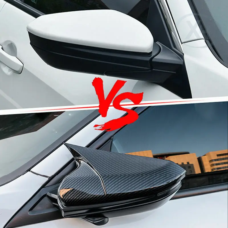 carbon fiber side mirror cover wing cap for honda civic 10th 2016 2017 2018 2019 2020 rearview rear view case exterior door trim carbon fiber side mirror cover wing cap for honda civic 10th 2016 2017 2018 2019 2020 rearview rear view case exterior door trim
