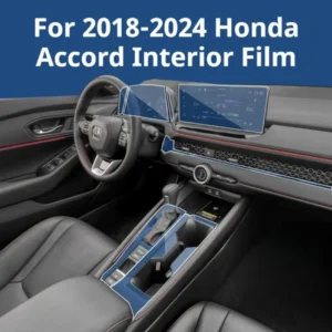 for honda accord 2018 2019 2020 2021 2022 2023 2024, center screen protector also fit inspire, interior dashboard tpu protective