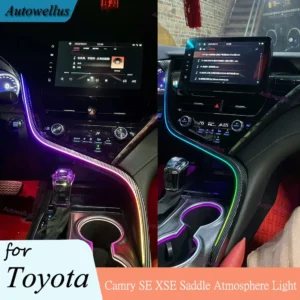 saddle atmosphere light symphony interior romantic ambient lamp fit for toyota camry se xse camry xv70 2018 2023 lhd