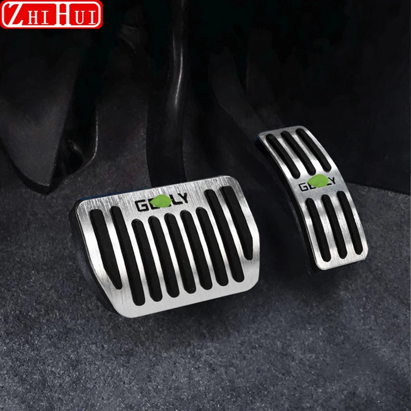 for geely atlas ii 2024 2025 starray 2023 car styling gas brake panel cover sticker aluminium alloy cover stickers for geely atlas ii 2024 2025 starray 2023 car styling gas brake panel cover sticker aluminium alloy cover stickers