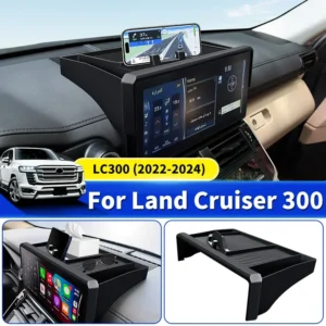 for 2021 2024 toyota land cruiser 300 multimedia display back storage protection sleeve cover lc300 interior upgrade accessories