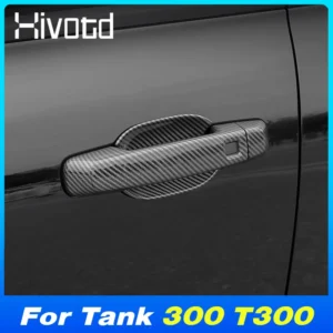 car door handle bowl cover abs chrome decoration frame parts for wey gwm tank 300 t300 2023 2024 exterior accessories styling