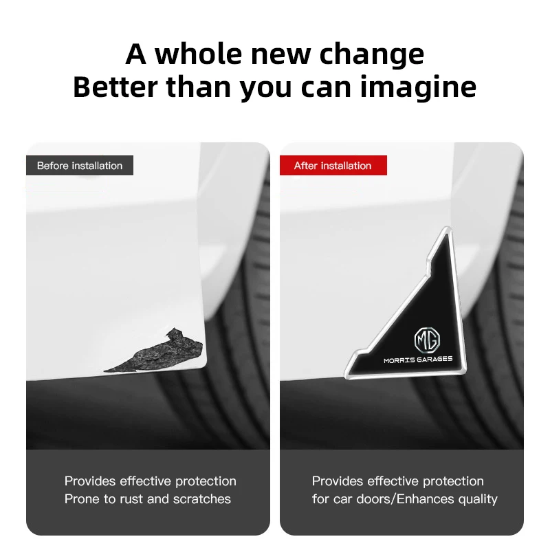 2pcs car door corner transparent protective stickers for mg 3 4 5 6 7 zs hs ev ezs mg3 mg4 mg5 mg6 mg7 midget hector cyberster s 2pcs car door corner transparent protective stickers for mg 3 4 5 6 7 zs hs ev ezs mg3 mg4 mg5 mg6 mg7 midget hector cyberster s