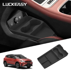 for geely coolray proton x50 2025 2026 center console armrest lower layer storage box tray organizer car interior accessories