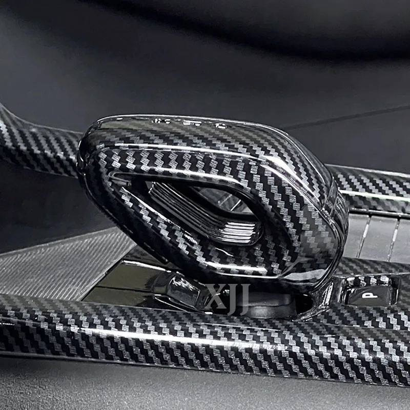 for geely boyue l atlas fx11 2023 2024 2025 carbon fiber car gear shift knob cover gear head replace cap decoration for geely boyue l atlas fx11 2023 2024 2025 carbon fiber car gear shift knob cover gear head replace cap decoration