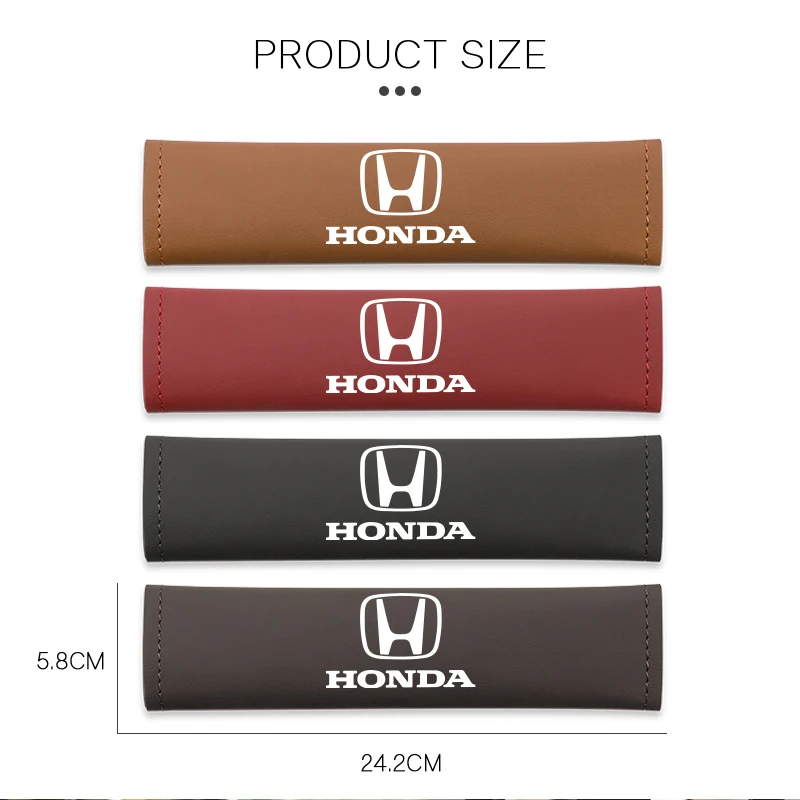 2pcs car seat belt leather cover safety strap shoulder pad for honda civic fit jazz accord pilot crv odyssey passport city vezel 2pcs car seat belt leather cover safety strap shoulder pad for honda civic fit jazz accord pilot crv odyssey passport city vezel