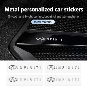 car logo stickers auto decorative creative accessories for infiniti q70l qx50 q50 qx30 qx60 qx80 q60 q30 qx70 q70 g37 g35