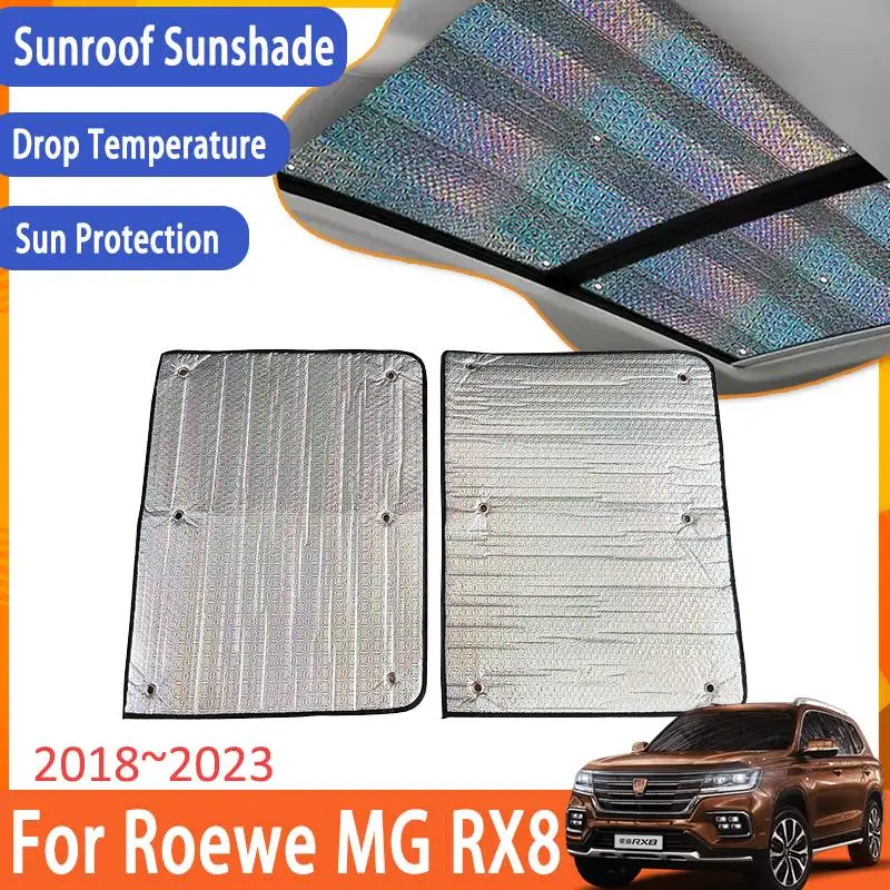 sunroof sunshade for roewe mg rx8 is21 2018~2023 2021 2022 2023 2x accessories roof sunscreen heat insulation windshield sticker sunroof sunshade for roewe mg rx8 is21 2018~2023 2021 2022 2023 2x accessories roof sunscreen heat insulation windshield sticker