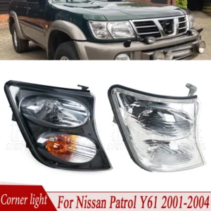 car front bumper corner light for nissan patrol y61 2001 2002 2003 2004 turn signal light headlight side corner lamp marker lamp
