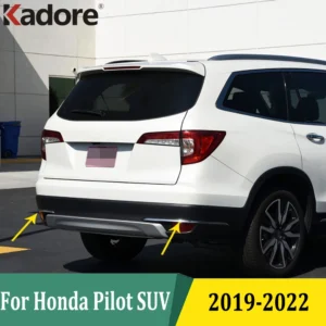 for honda pilot suv 2019 2020 2021 2022 front rear bumper corner protector trim strip cover exterior accessories chrome