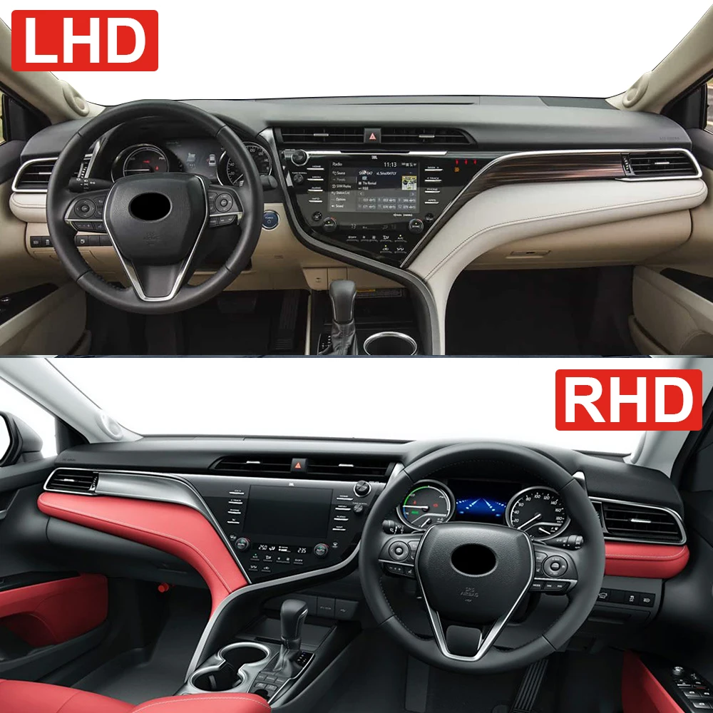 for toyota camry 70 xv70 2018 2019 2020 2021 2022 2023 hybrid car dashboard cover avoid light pad anti uv carpet non slip mats for toyota camry 70 xv70 2018 2019 2020 2021 2022 2023 hybrid car dashboard cover avoid light pad anti uv carpet non slip mats