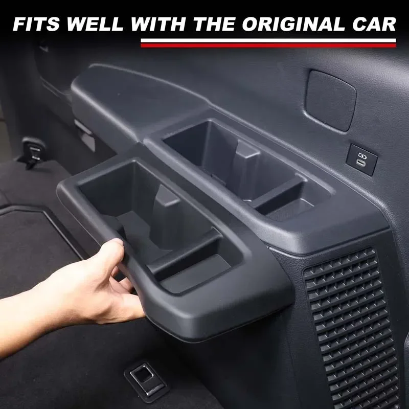 for 2024+ toyota land cruiser prado 250 lc250 2024+ black car center console storage water cup cover car interior accessories for 2024+ toyota land cruiser prado 250 lc250 2024+ black car center console storage water cup cover car interior accessories