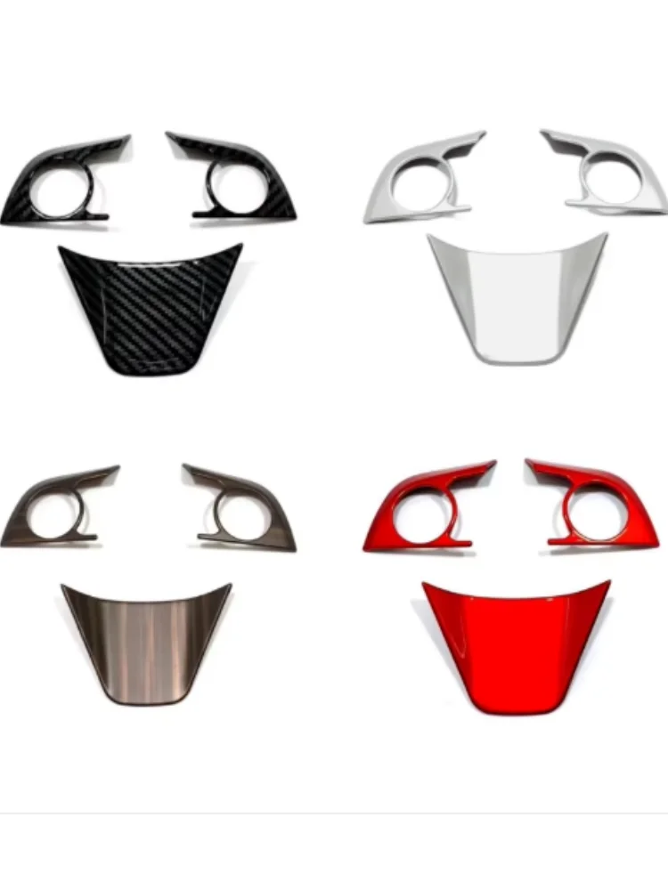 for toyota camry 70 xv70 2018 2023 hybrid car steering wheel button cover abs carbon stickers for toyota camry 70 xv70 2018 2023 hybrid car steering wheel button cover abs carbon stickers