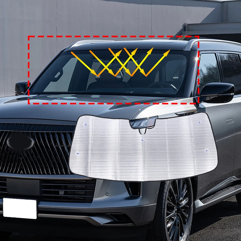 for infiniti qx80 car styling nano insulat windshield sunshade front window sun shade visor auto interior for infiniti qx80 car styling nano insulat windshield sunshade front window sun shade visor auto interior