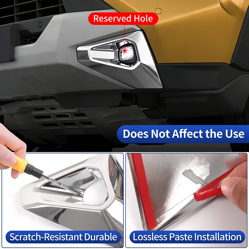 for 2026 toyota hilux pickup front fog lamp cover protective anti scratch durable abs car automotive exterior parts for 2026 toyota hilux pickup front fog lamp cover protective anti scratch durable abs car automotive exterior parts