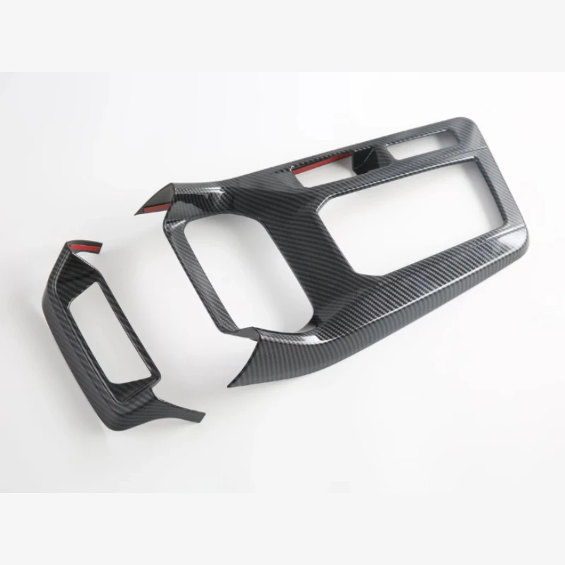 for mg mg5 2021 2022 2023 2024 abs carbon fiber car central control gear panel decorative frame sticker interior for mg mg5 2021 2022 2023 2024 abs carbon fiber car central control gear panel decorative frame sticker interior