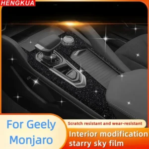 starry sky film interior modification central control instrument screen protective film for geely monjaro l xinyue l kx11