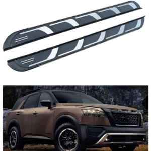 running board fits for nissan pathfinder r53 2022 2025 side steps aluminum 2pcs car protector
