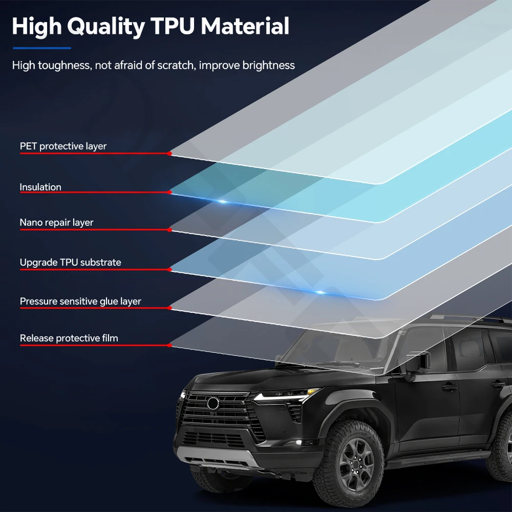 for lexus gx550 luxury premium over 2024 2025 tpu paint protection film clear bra car body anti scratch pre cut ppf resistant for lexus gx550 luxury premium over 2024 2025 tpu paint protection film clear bra car body anti scratch pre cut ppf resistant