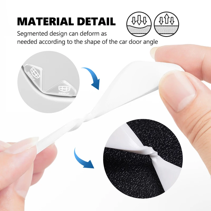 car door corner anti collision protective silicone guard protector for geely tugella atlas pro coolray geometry c emgrand ec7 car door corner anti collision protective silicone guard protector for geely tugella atlas pro coolray geometry c emgrand ec7