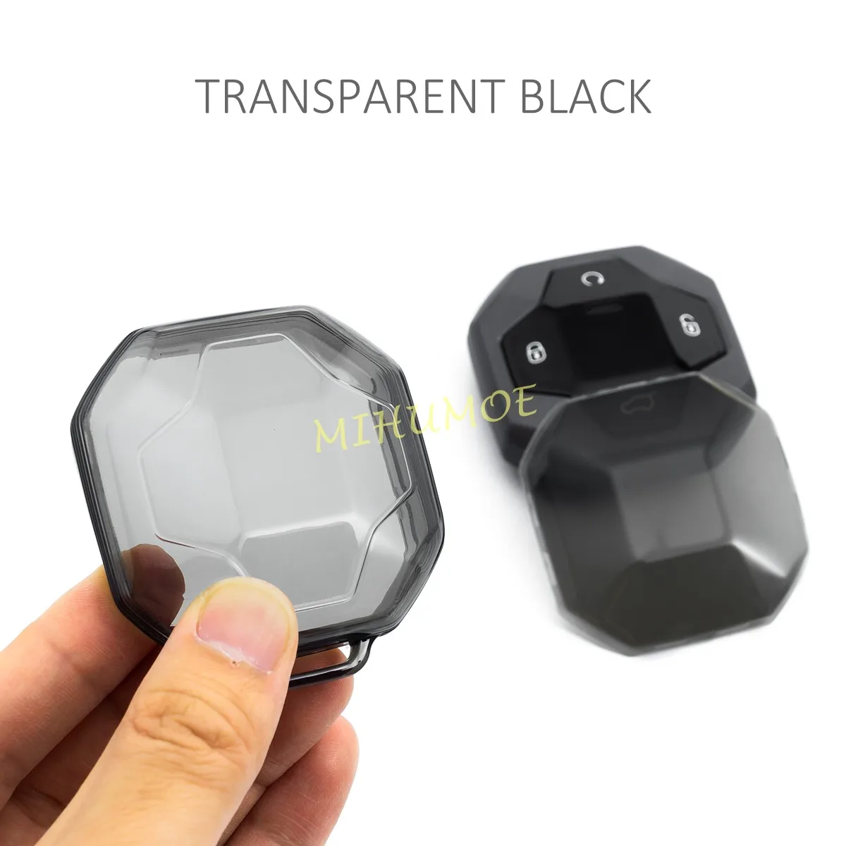 for jetour t2 2024 2025 2026 car key fob cover case holder ring keychain black transparent for jetour t2 2024 2025 2026 car key fob cover case holder ring keychain black transparent