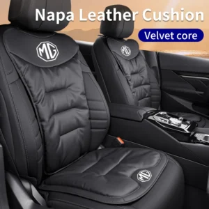 car velvet cushion leather breathable backrest seat protector cover accessories for morris garages mg 3 5 6 7 hs zs gs rx5 rx8