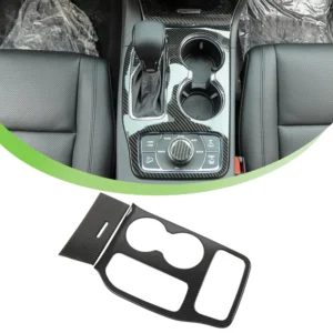 car gear shift water cup holder panel decoration cover for jeep grand cherokee 2011 2018 2019 2020 2021 interior accessories
