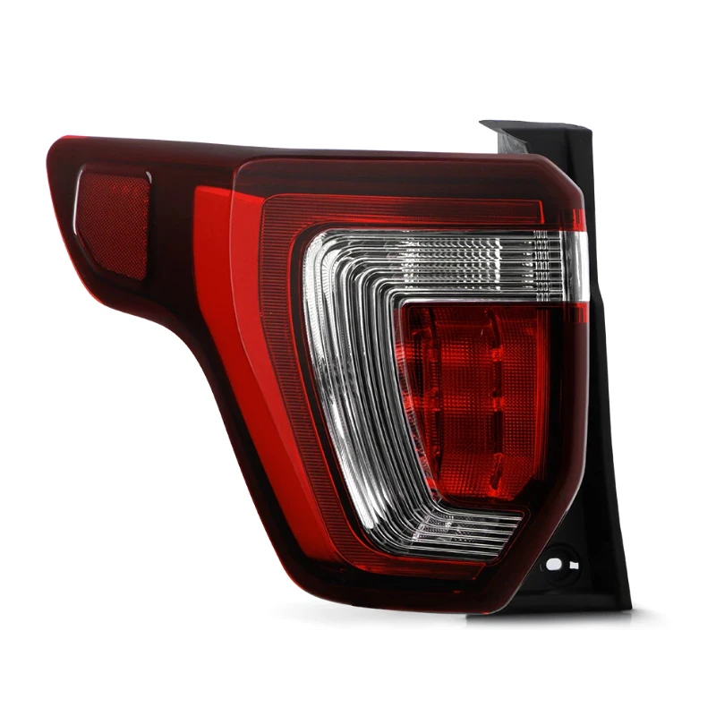 red/black lens led tail lights for ford explorer sport 2016 2017 2018 2019 rear tail light driving lamp led brake light assembly red/black lens led tail lights for ford explorer sport 2016 2017 2018 2019 rear tail light driving lamp led brake light assembly