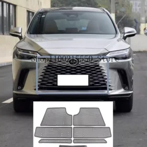 steel car front grille grill insert net cover for lexus rx 350 350h 500h 2023 2025 decoration cover trim accessories