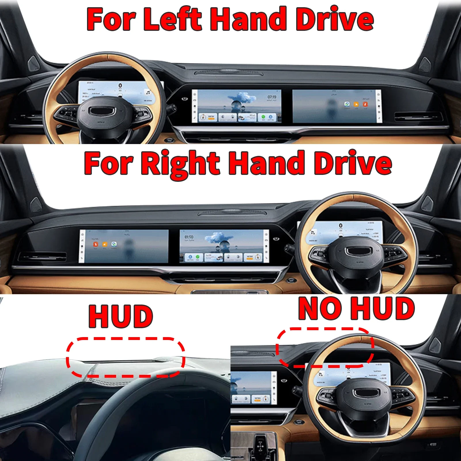 fit for geely monjaro kx11 dashmat dashboard cover pad protective carpet car dashmat sunshade fit for geely monjaro kx11 dashmat dashboard cover pad protective carpet car dashmat sunshade