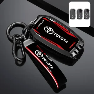 zinc alloy sport style car key case full cover for toyota chr hilux fortuner land cruiser 200 camry corolla crown rav4 highland