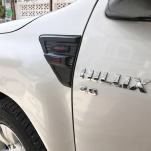 side vent cover jdm decoration hilux revo 2015 2020 auto side wind lamp tuning car body parts styling for toyota hilux revo