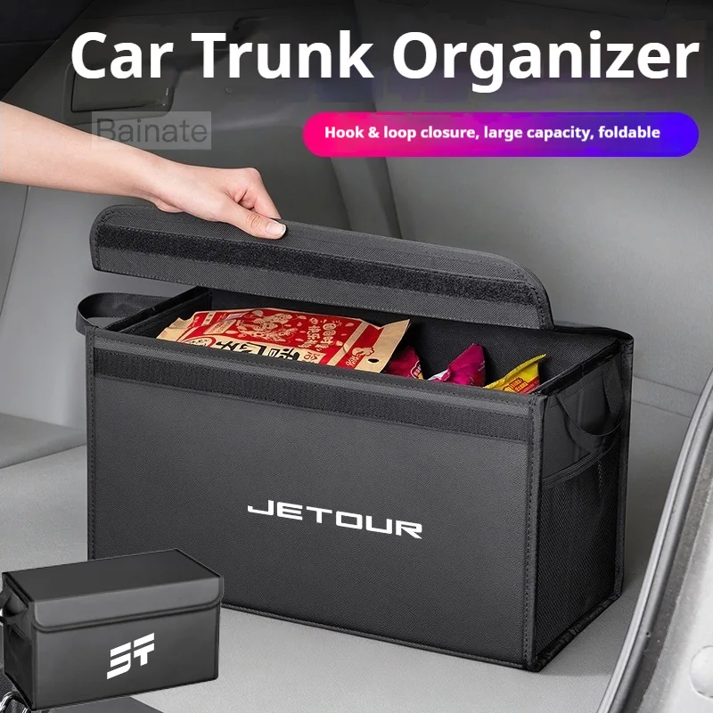 for chery jetour traveller t2 dashing x70 x90, car trunk foldable storage box large capacity stowing tidying bag car accessories for chery jetour traveller t2 dashing x70 x90, car trunk foldable storage box large capacity stowing tidying bag car accessories