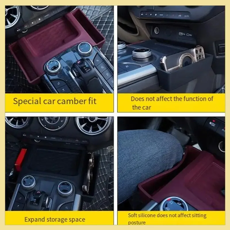 high quality for great wall tank 300 hi4 t central control charging silicone pad storage box modified interior high quality for great wall tank 300 hi4 t central control charging silicone pad storage box modified interior