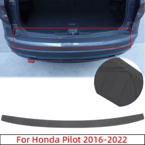 for honda pilot 2016 2017 2018 2022 tailgate external guard car rear bumper guard exterior modification accessories silicone