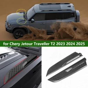 for chery jetour traveller t2 2023 2025 hood handle cover protective & decorative car exterior trim accessory 2 pieces