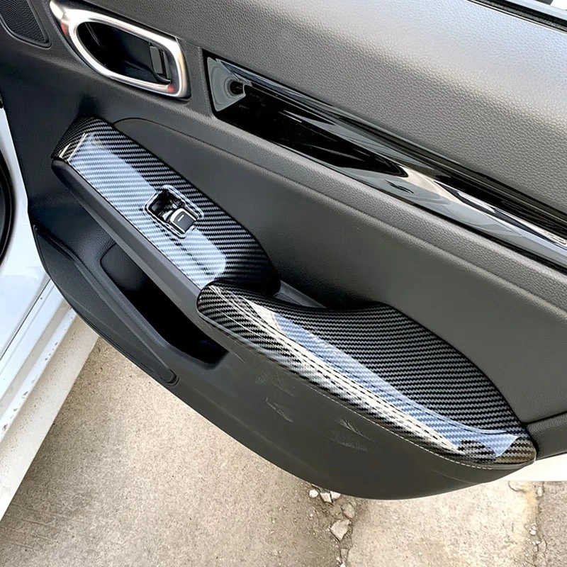 weizhida for honda civic 11th gen 2022 2025 abs car interior door armrest panel cover trim sticker interior car weizhida for honda civic 11th gen 2022 2025 abs car interior door armrest panel cover trim sticker interior car